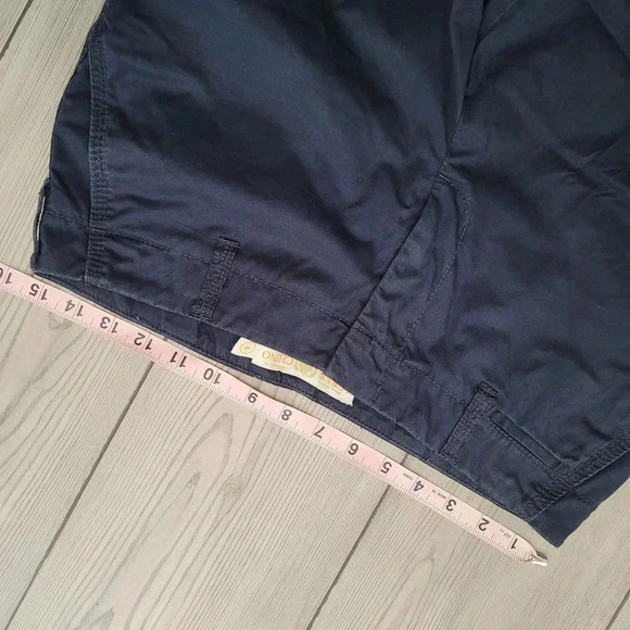 J CREW Womens City Fit Chino Shorts Size 4 Blue 100% Cotton Classic Twill - Picture 7 of 9